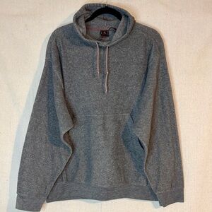Vintage Y2K Foot Locker Fleece Hoodie Sweatshirt Men's‎ Sz L Gray